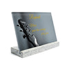Plaque funéraire guitariste 17 Plaquedeces.fr
